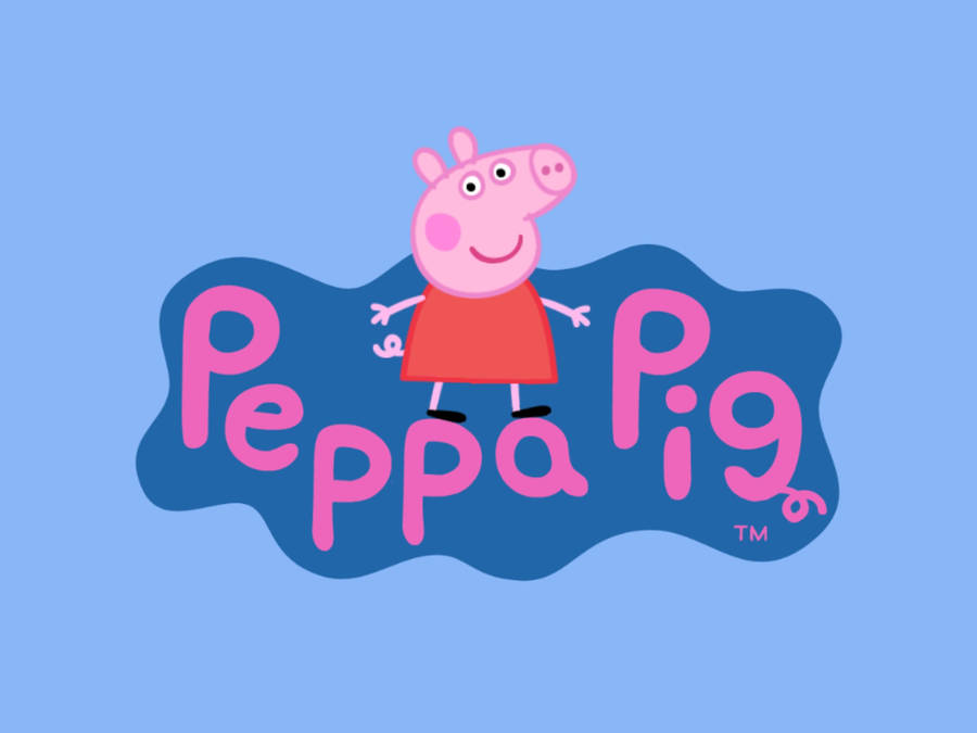 Peppa Pig Ipad Title Wallpaper