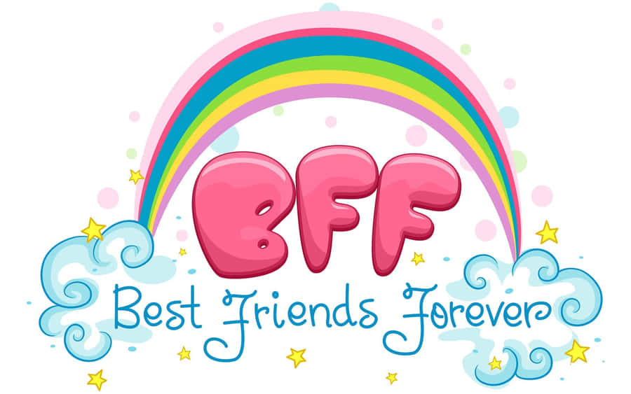 Perfectly Matched Best Friends Wallpaper