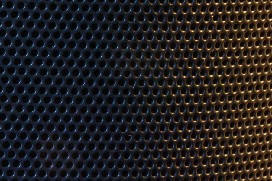 Perforated Metal Texture Wallpaper