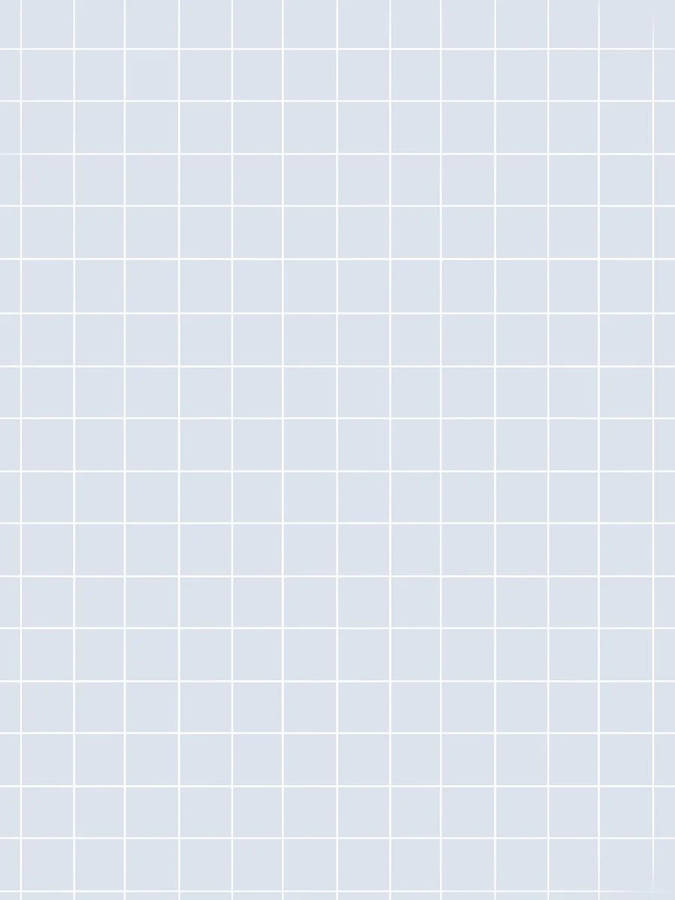 Periwinkle And White Grid Aesthetic Wallpaper