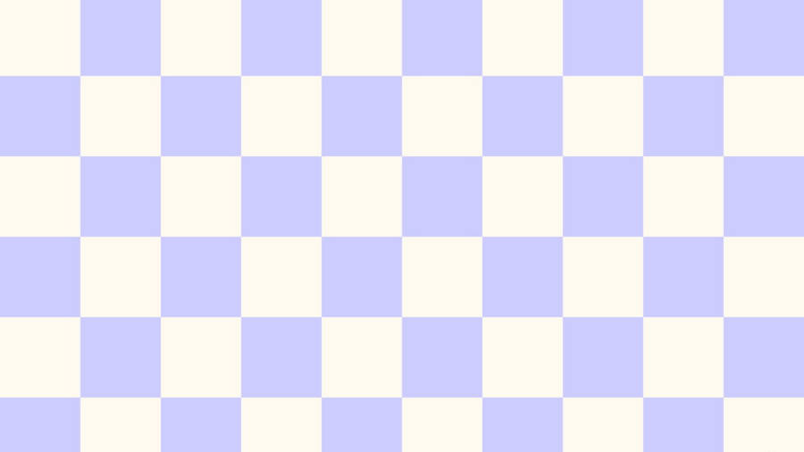 Periwinkle Blue Checkered Wallpaper