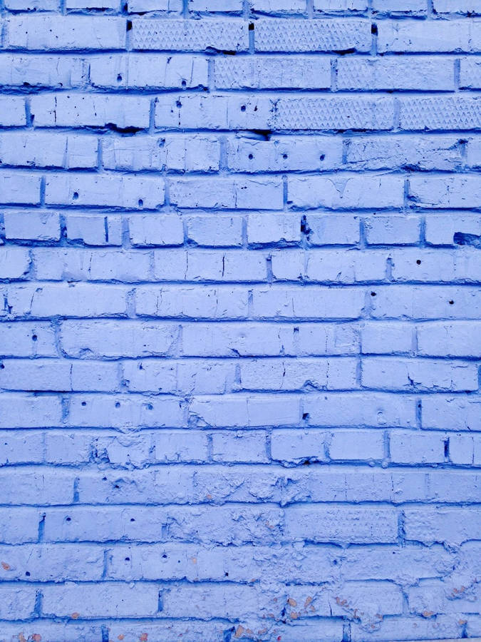 Periwinkle Brick Texture Wallpaper