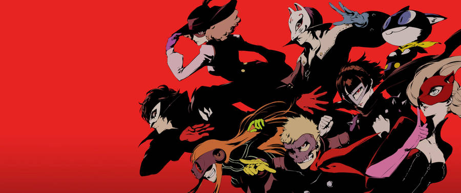 Persona 5 4k Masks Wallpaper