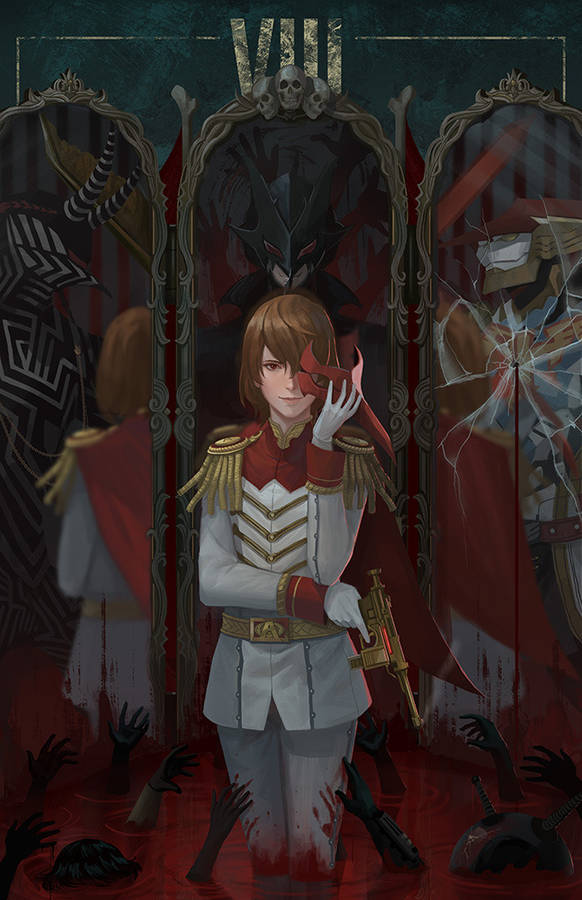 Persona 5 Royal Goro And Mirror Wallpaper