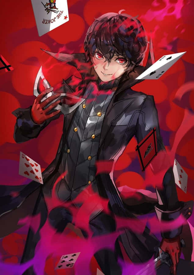 Persona 5's Protagonist, Joker, Is Ready To Take On The World! Wallpaper