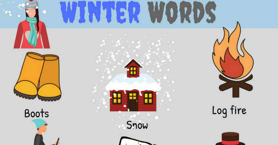 Pertinent Winter Words Wallpaper Wallpaper