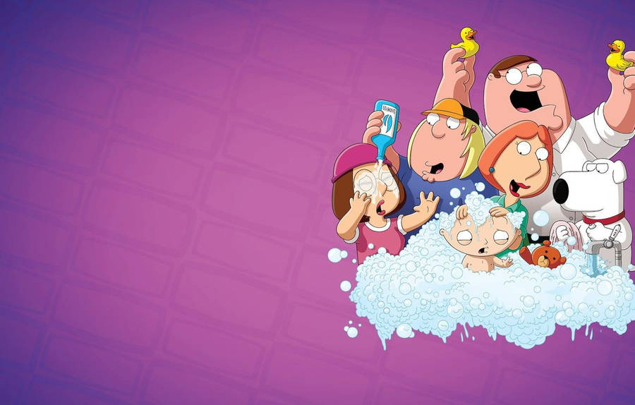 Peter Griffin And His Family Wallpaper