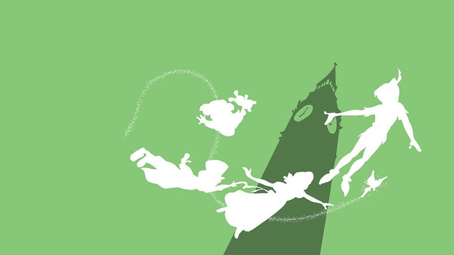 Peter Pan Decal Art Wallpaper