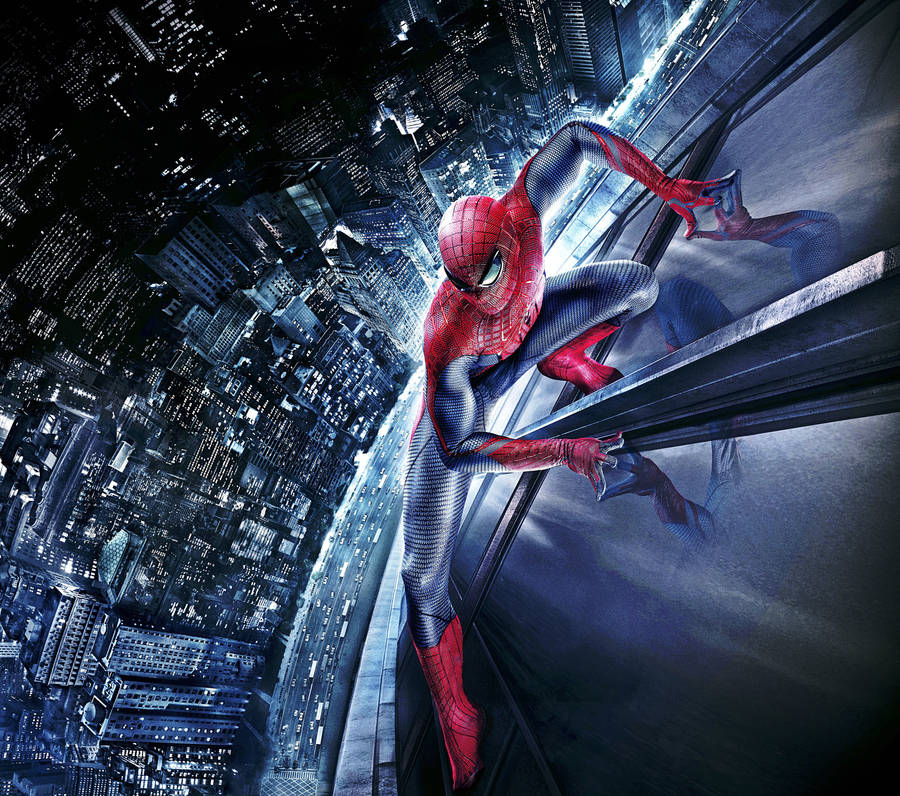 Peter Parker Balances Superhero Life And Everyday Challenges In The Amazing Spider-man Wallpaper