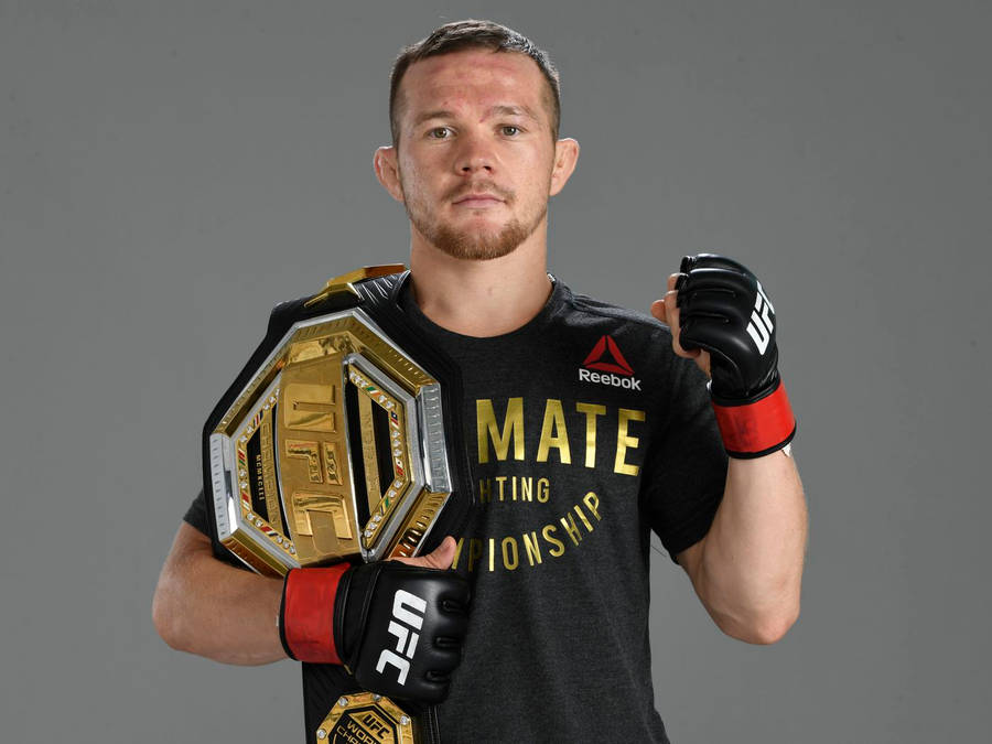 Petr Yan Black With The Belt Wallpaper