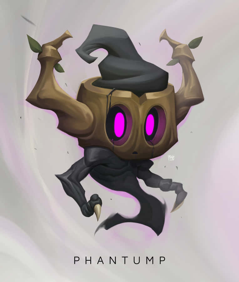 Phantump With His Name Wallpaper