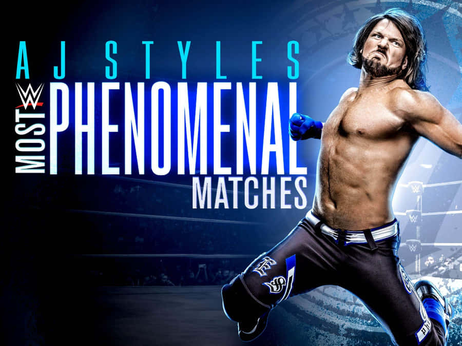 Phenomenal Poster Of Aj Styles Wallpaper