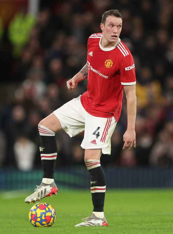 Phil Jones Feet Colorful Ball Wallpaper