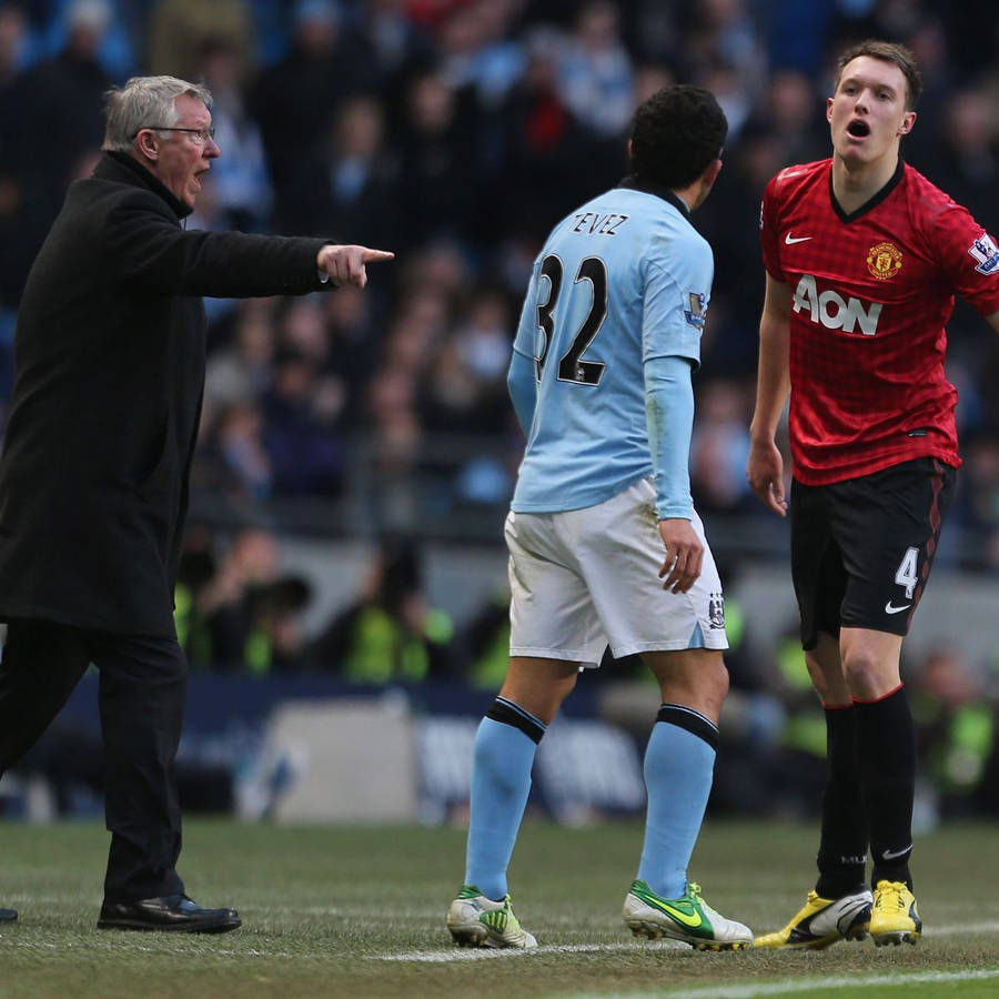 Phil Jones Open Mouth Aon Wallpaper