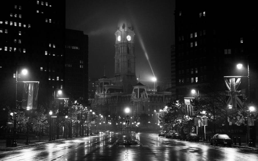 Philadelphia City Noir Wallpaper