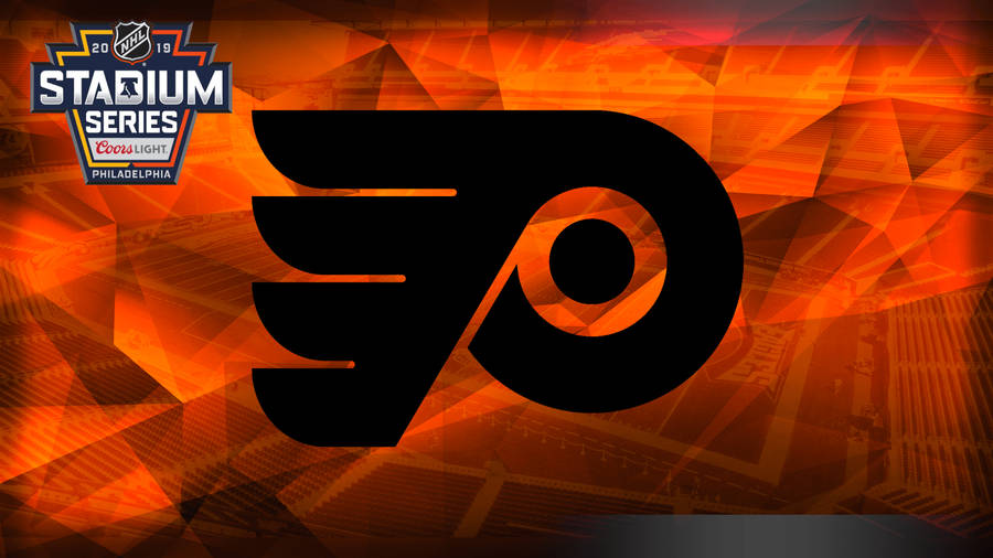 Philadelphia Flyers In Crystal Orange Wallpaper