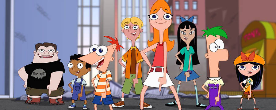 Phineas And Ferb Characters Wallpaper