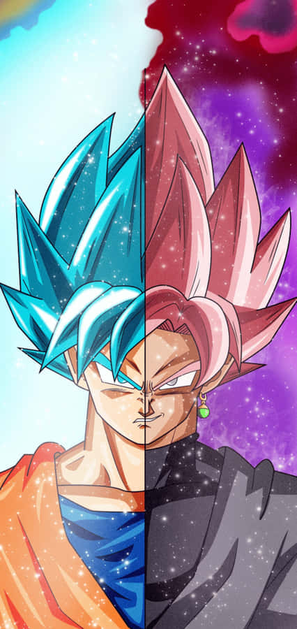 Phone Wallpaper Featuring Characters From The Cult Classic Manga And Anime Series Dragon Ball Wallpaper