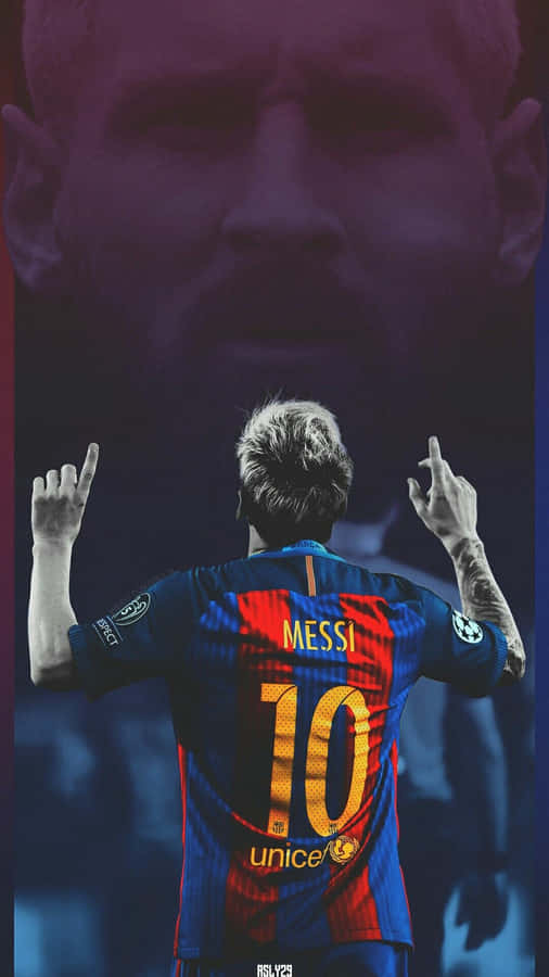 Photo A Cool Moment With Messi Wallpaper