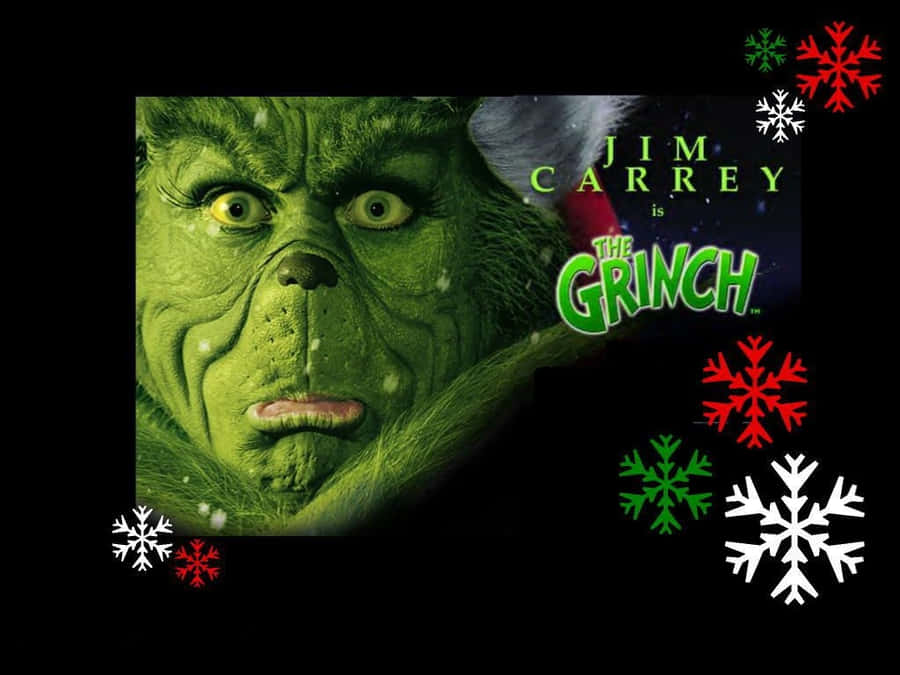 Photo Celebrating The Joy Of Christmas With The Grinch Wallpaper