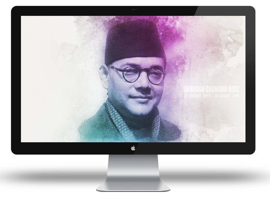 Photo Of Netaji Bose On An Apple Tv Wallpaper