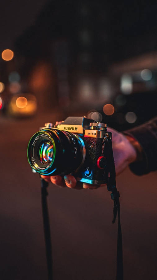 Photographer At Night Wallpaper