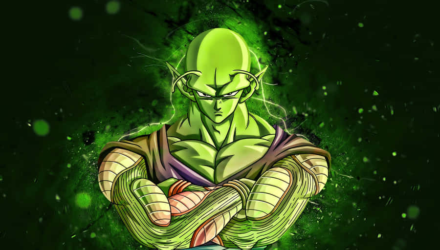 Piccolo Power Up Green Aura Wallpaper