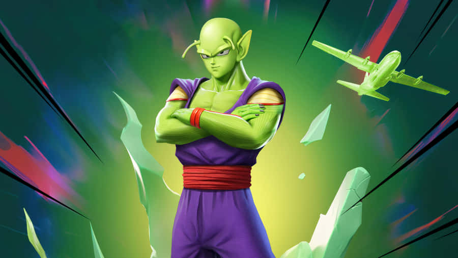 Piccolo_with_ Green_ Aura_and_ Aircraft.jpg Wallpaper