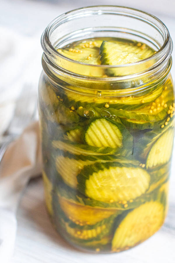 Pickle Slices In Crinkle Cut Wallpaper