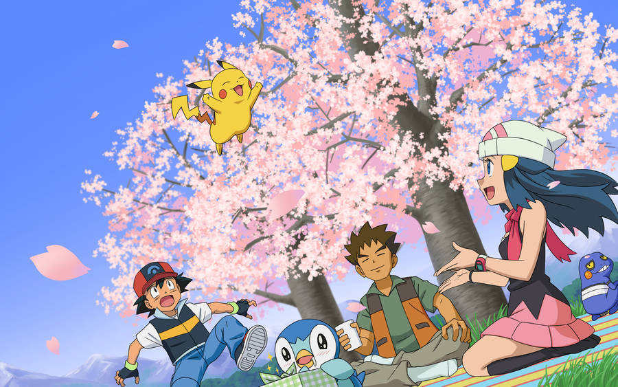 Pikachu 4k And Friends Wallpaper