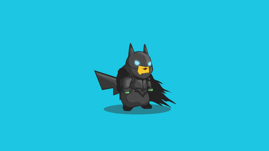 Pikachu Wearing Batman Outfit Pokemon 4k Wallpaper