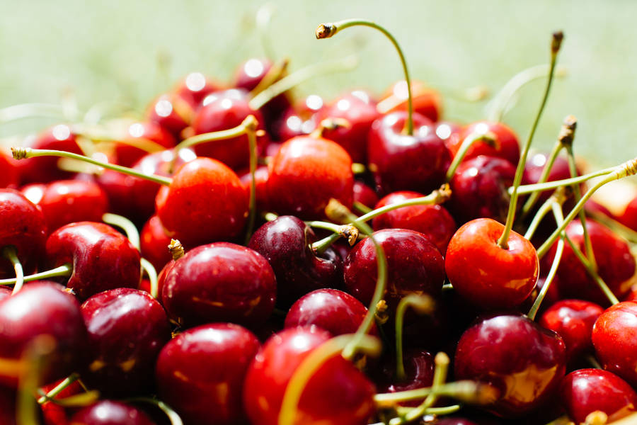 Pile Of Cherry Fruits Wallpaper