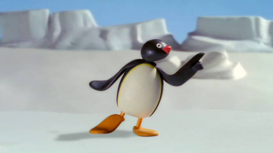 Pingu Happy Dance Wallpaper