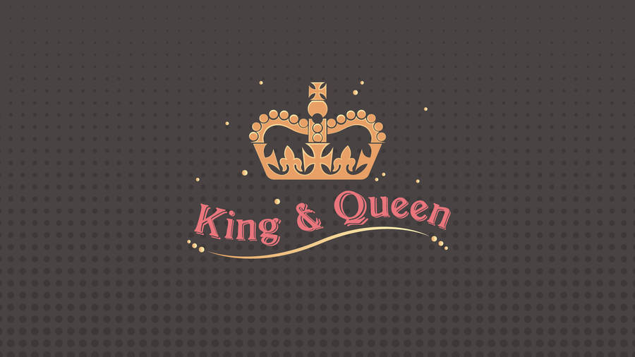 Pink And Gray King And Queen Wallpaper