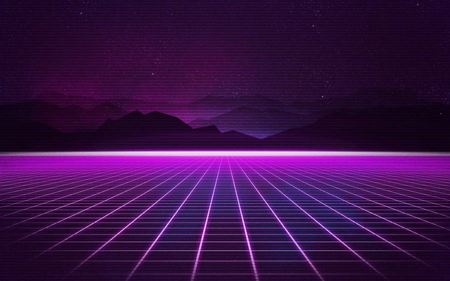 Pink Animated Outrun Wallpaper