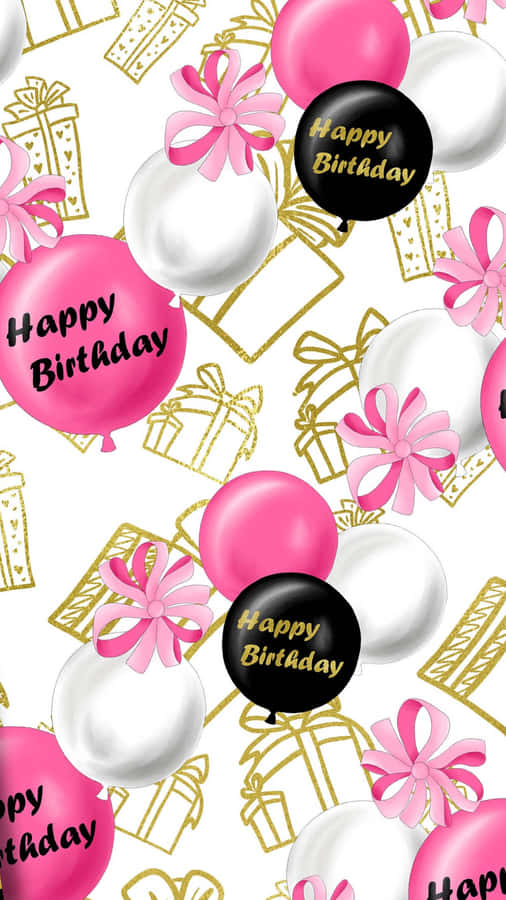 Pink Birthday Decorations Wallpaper