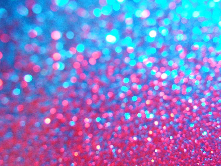 Pink Blue Bokeh Wallpaper