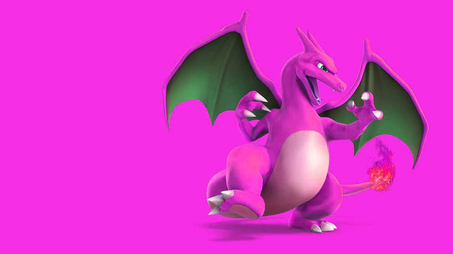 Pink Charizard Cool Pokemon Wallpaper