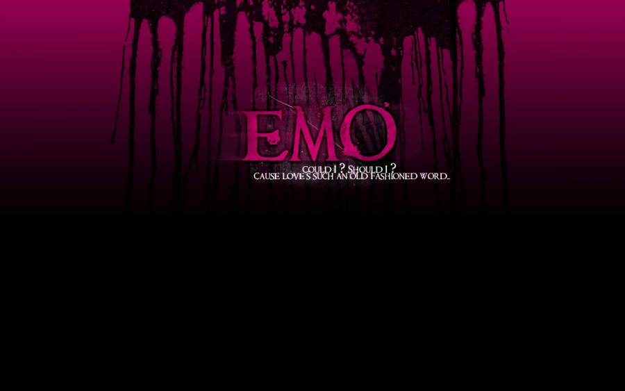 Pink Emo Quote Wallpaper