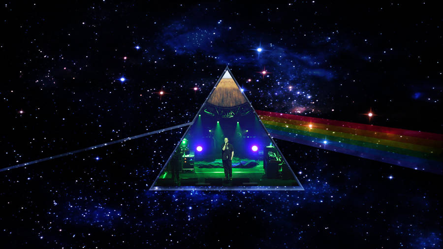 Pink Floyd Band In Prism Wallpaper