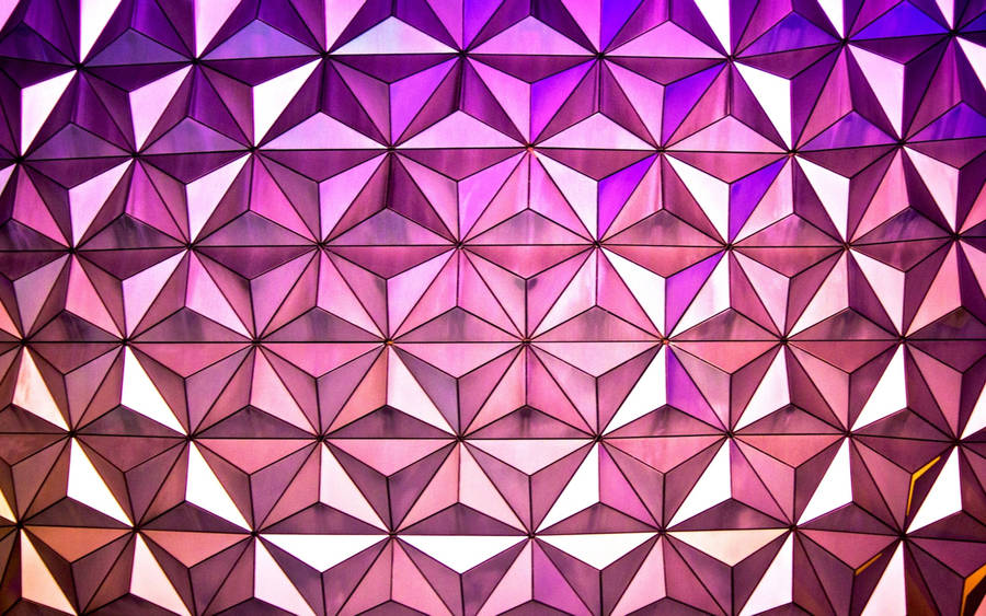 Pink Glow Epcot Wallpaper