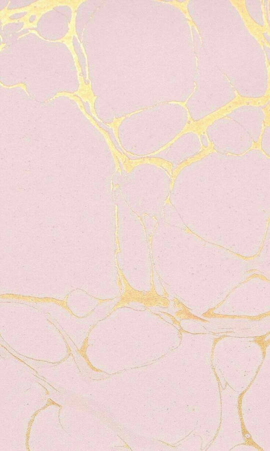 Pink Gold Marble Cracks Wallpaper