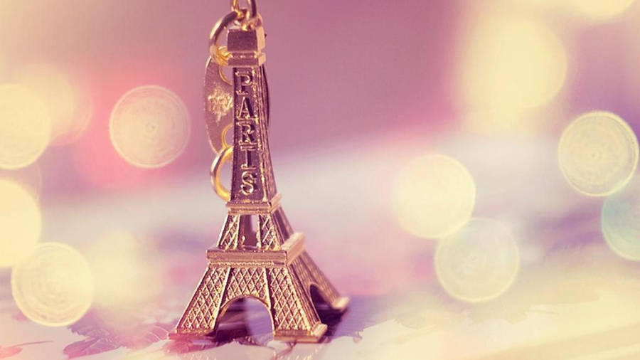 Pink Paris Keychain Wallpaper Wallpaper