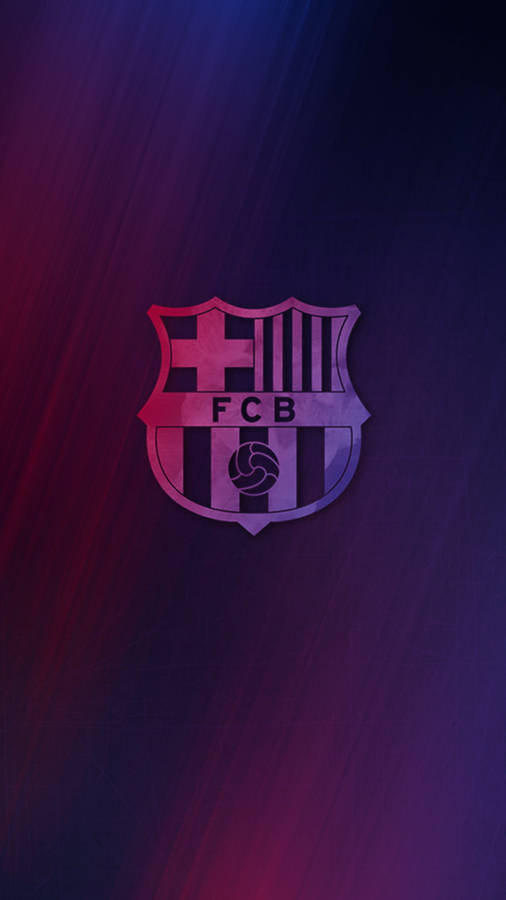 Pink Purple Barcelona Fc Gradient Wallpaper