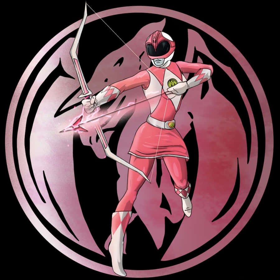 Pink Ranger Power Pose Wallpaper