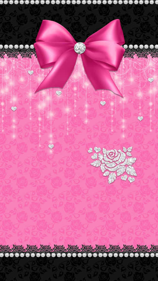 Pink Ribbon Symbol For Breast Cancer Awareness Wallpaper