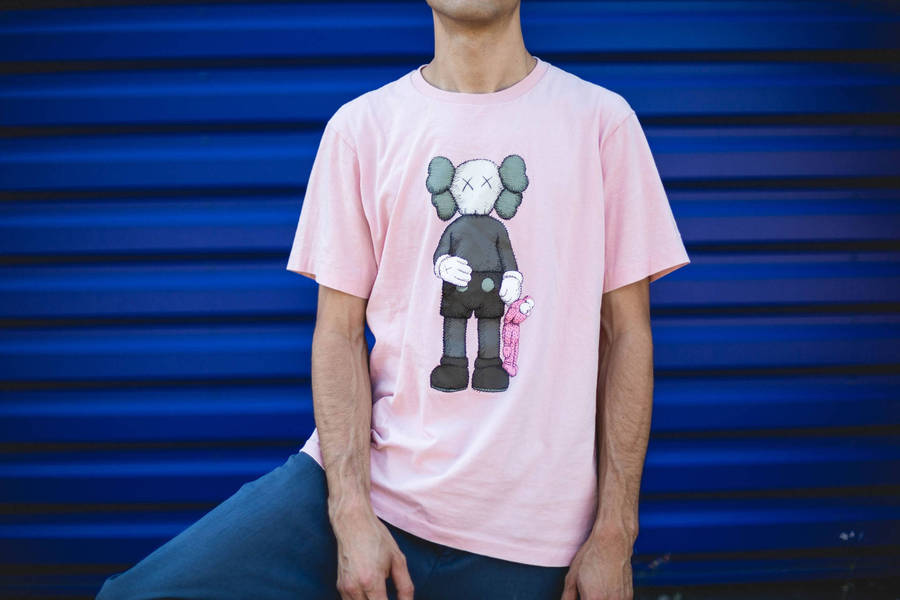 Pink Shirt Kaws Pc Wallpaper