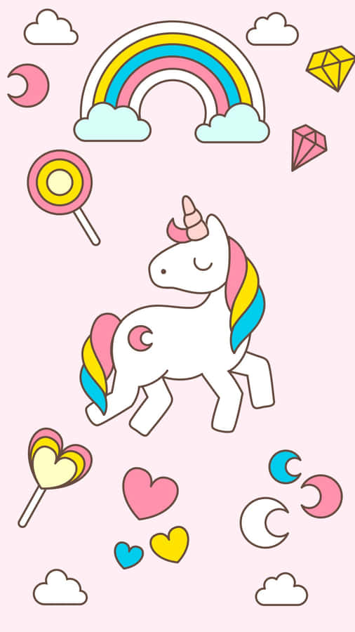 Pink Unicorn 1080 X 1920 Wallpaper