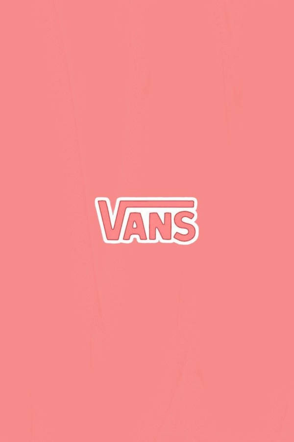 Pink Vans Logo Wallpaper