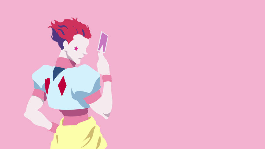 Pink Vector Art Hisoka Morow Wallpaper